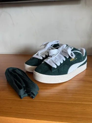 Puma Suede XL verde Usado 1 vez