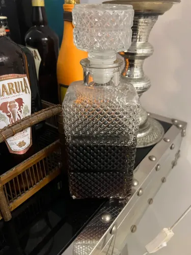 Garrafa de vidro para bebida