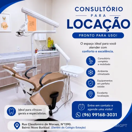 Consultório odontológico para aluguel 