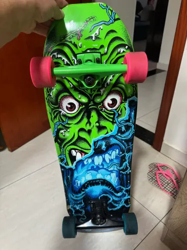 Skate Santa Cruz x Stranger Things Roskopp Demogorgon - Raro / Colecionável