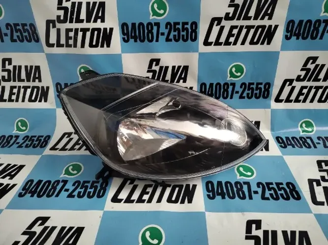 farol direito ford ka  2008 2009 2010 11 2012 2013 2014 mascara negra novo importado 