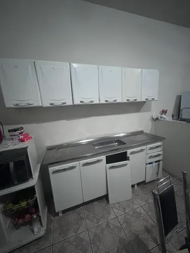 Cozinha Completa com Pia Inox TECNOCUBA (Pia Nunca Usada!) + Armários