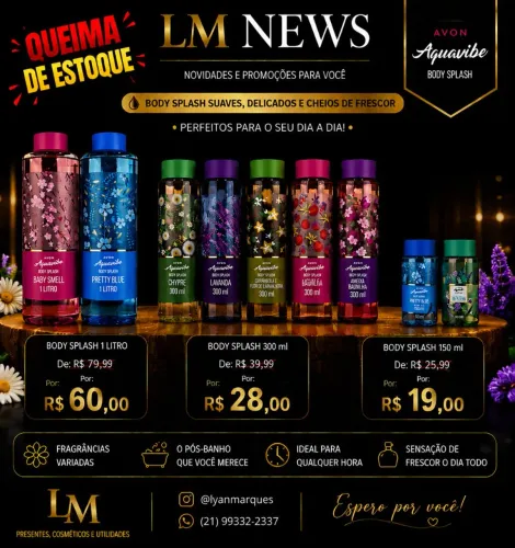 body Splash Avon Aquavibe