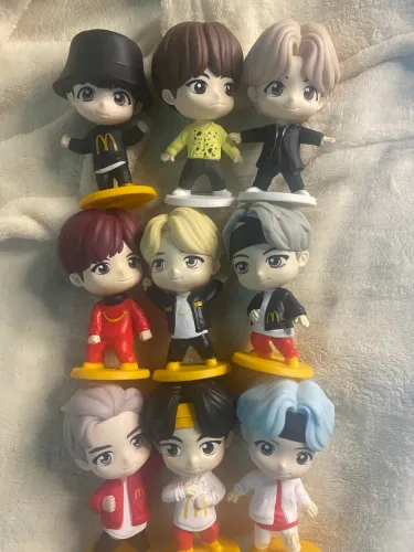 BTS Tinytan McDonalds COLEÇÃO COMPLETA LOTE