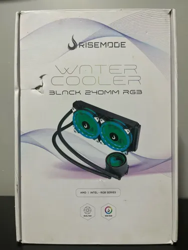 Water Cooler Rise Mode Black 240mm RGB (AMD / Intel) - Funcionando Perfeitamente