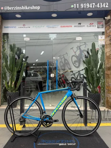 SPEED CANNONDALE SYNAPSE CARBONO - 54 - SHIMANO ULTEGRA Di2 ELETRÔNICO 22V - RODAS SHIMANO