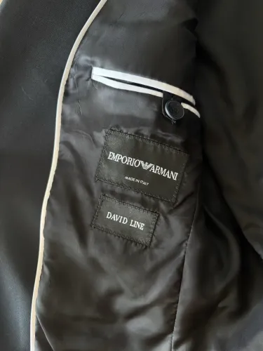 Blazer Emporio Armani TAM P azul marinho , usado duas vezes!