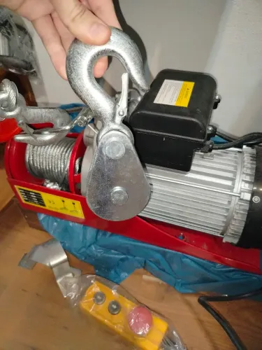 Talha Elétrica Guincho Capacidade 500/1000 Kg Kelter Kte1000