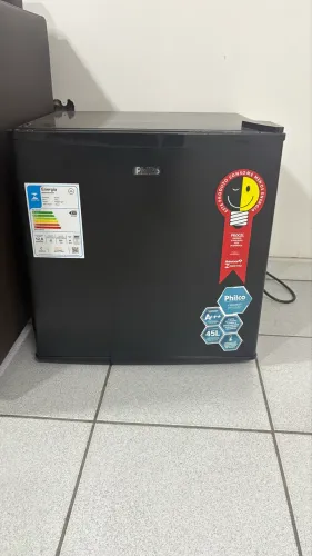 Frigobar Philco 45L Preto - Estado de Novo com Nota Fiscal