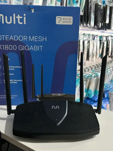 Roteador Interno Gigabit 900 Mbps DualBand 5G com Tecnologia Wi-Fi 6 AX1800