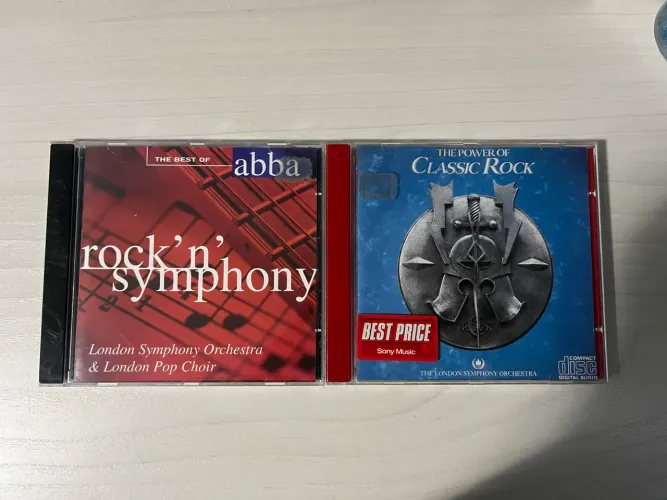 Par de CDs Rock'n' Symphony - ABBA e Classic Rock Orquestrado