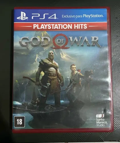 Jogo God of War PS4 - Mídia Física (PlayStation Hits) - Excelente Estado