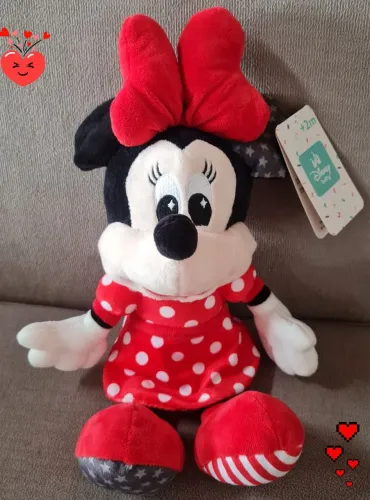 Pelúcia nova minnie original disney treme treme