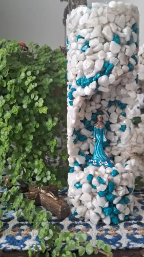 Velas Santuários Personalizadas - Para Enfeitar o seu Congá!