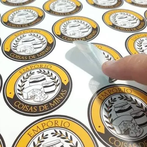 Adesivos personalizados vinil, transparente