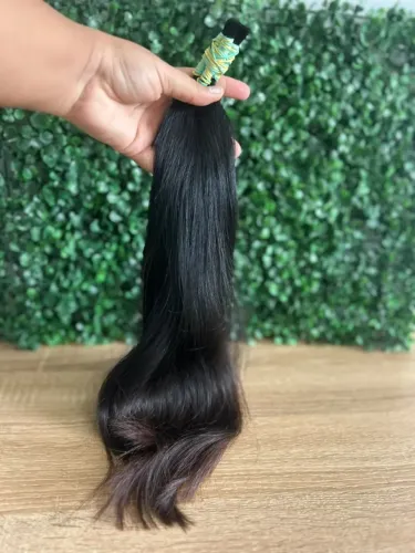 Cabelo Humano Brasileiro Liso 50 cm - 200 g (Megahair)