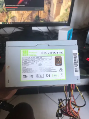 FONTE 350W 80Plus