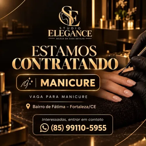Contrata-se manicure especializada