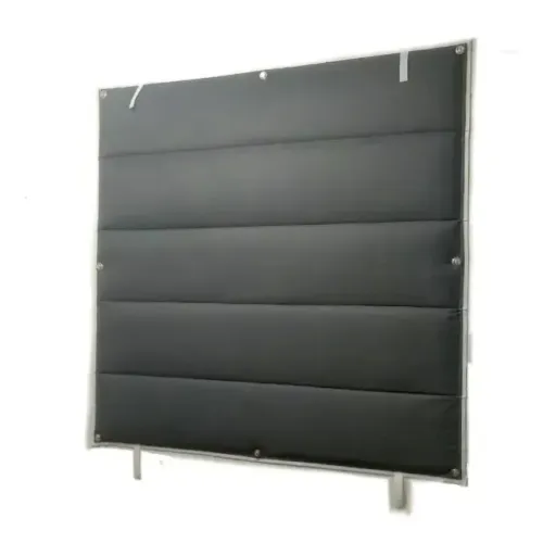 cortina anti ruido grafite 130x220cm cortina blackout termica cortina acustica para janela