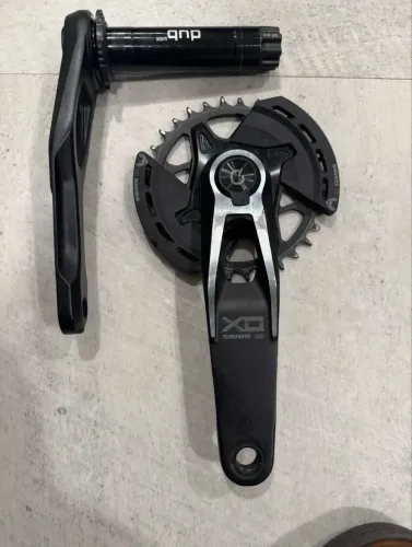 Pedivela Sram Xo t-type C/medidor potência quarq 