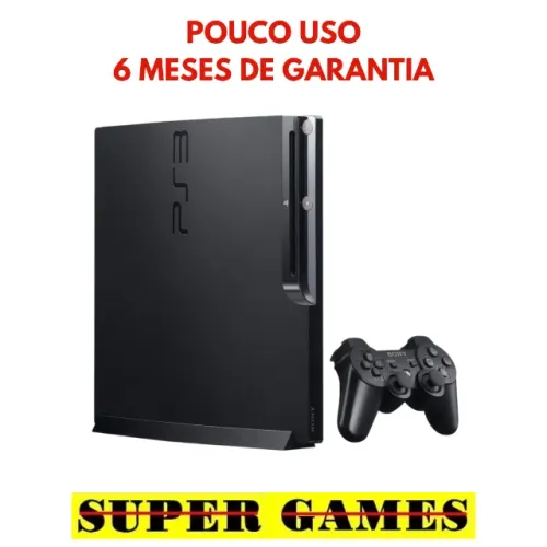 PS3 slim 160gb (ótimo). Loja física desde 2004, próximo ao Metrô. Avaliamos Troca.