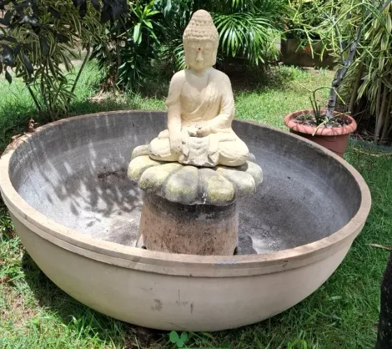 Fonte com Buda