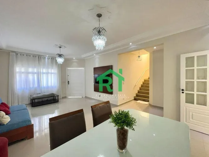 Casa com 4 Quartos (3 Suítes), 4 Vagas, Tombo, Guarujá/SP