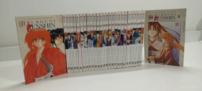 Coleção Completa Rurouni Kenshin (Samurai X) - Volumes 1 ao 28