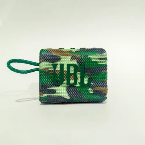 Caixa de Som JBL Go 3 NOVA - Bluetooth 5.1, IP67, Squad Camuflada