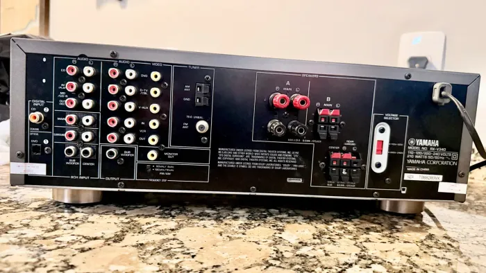 Receiver Yamaha RX-V340 5.1 Canais - Com Controle Remoto Original (Impecável)
