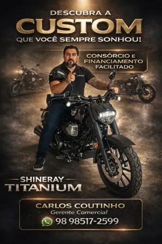 Tire sua Shineray 0 zero de Entrada.
