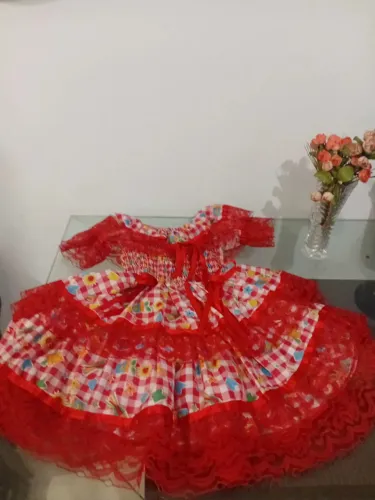 Vestido quadrilha 