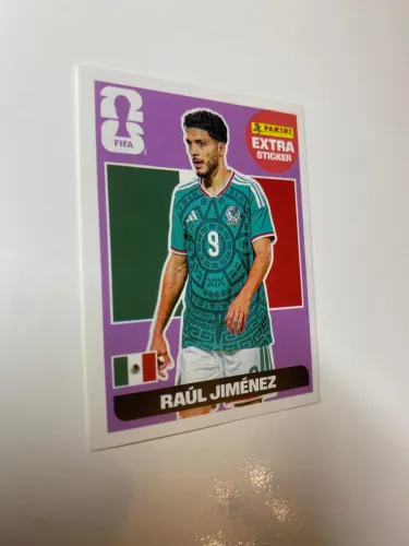 Figurinha Extra Sticker Regular Raúl Jiménez - Copa do Mundo FIFA 2026 Panini - Original