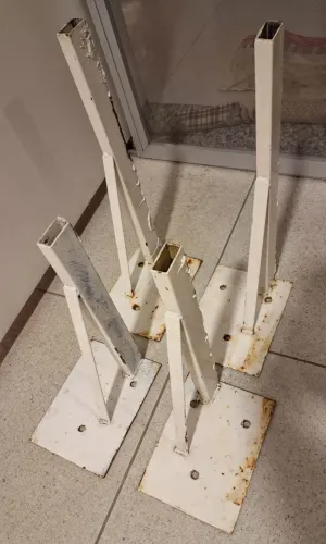 2 pares de mão Francesa