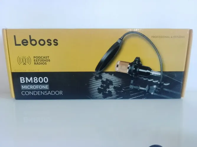 Microfone BM800 (com apoio de mesa)
