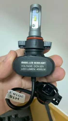 Par lâmpada de led H16 - farol de milha