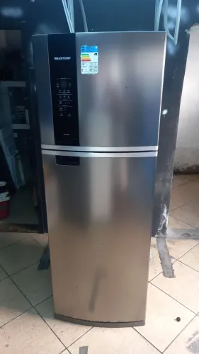 GELADEIRA BRASTEMP INOX FROST FREE 530 LITROS