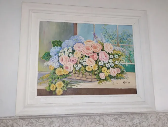 Quadro decorativo flores 