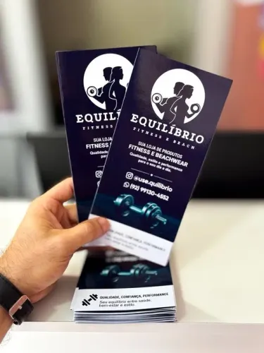 1000 folders 2 dobras personalizados
