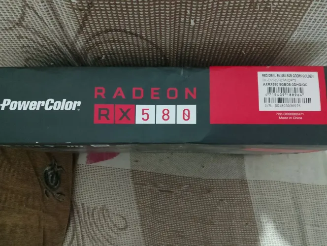 Rx580 Devil Edition 8gb gddr5 256bits