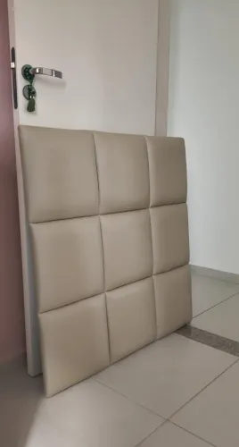 Cabeceira MDF revestida e acolchoada