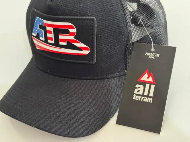 Boné ATR - All Terrain Bandeira USA - Tam único - Novo