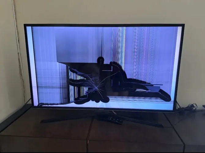 TV Samsung UN40MU6100G Para Peças - Placas, Fonte e Componentes