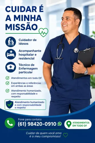 Acompanhante hospitalar e residencial