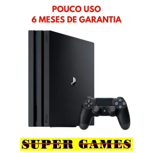 PS4 PRO 1TB (excelente). Loja física desde 2004, próximo ao Metrô, aceitamos Troca.