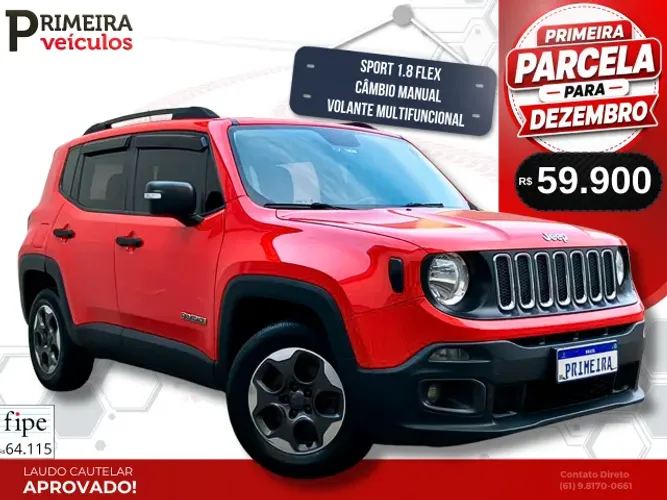 Jeep Renegade Sport 1.8 4X2 Flex 16V Mec. 2016