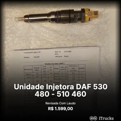 Unidade Injetora DAF 530 480 - 510 460 Bico Injetor