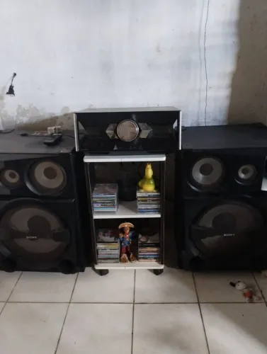 Som Sony shake 7 2400w caixas