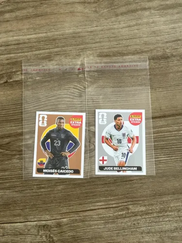 Figurinha Extra Legend - BELLINGHAM prata + CAICEDO bronze
