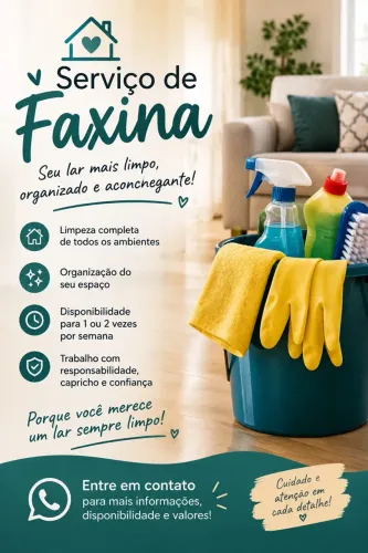 Serviço de faxina